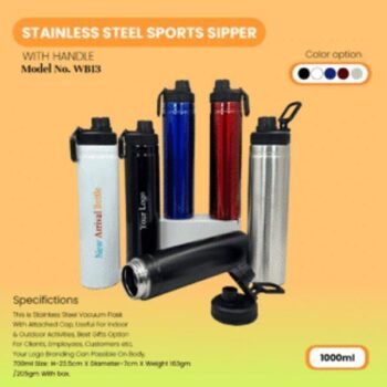 Stainless Steel Sport Sipper Bottle 700ML – Stylish & Durable Hydration Solution