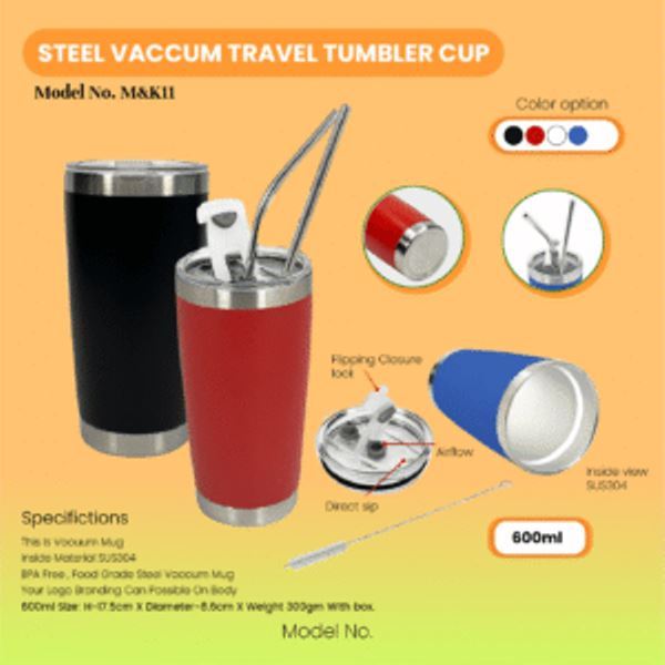 Stainless Steel Vacuum Travel Tumbler Cup