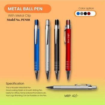 Steely Elegance Superior Metal Ball Pen