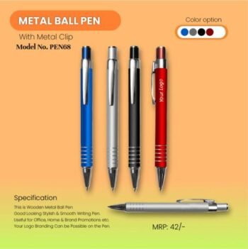 Steely Elegance Superior Metal Ball Pen...