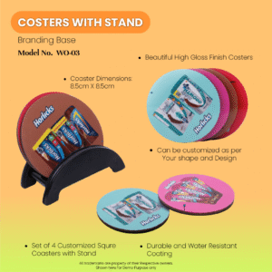 Coasters with Stand – Stylish & Durable Tabletop Protection