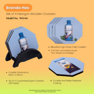 Custom Coasters Your Brands Signature for Style & Functionality