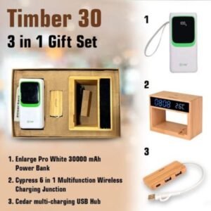 Timber 3 in 1 Gift Set – Eco-Friendly Corporate Gift Combo for Professionals