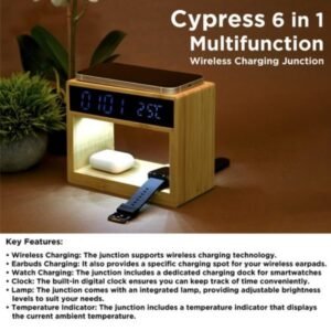 Wangari Cypress 6 in1 Multifunction Wireless Charging Junction WC1004
