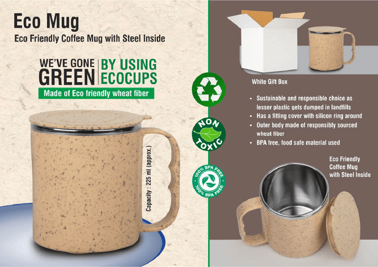 Eco-Friendly Bamboo Coffee Mug With Latest Price- Offistore
