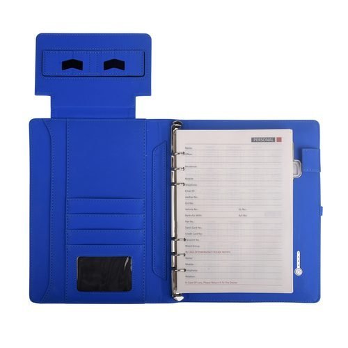 Classy Velvet 8000 mAh Blue Power bank Diary with 16GB Pendrive