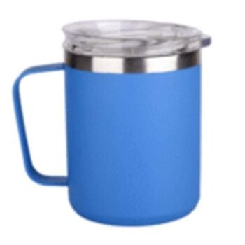 270ml Stylish Blue Sober Mug with Airtight Lid – BPA-Free Stainless Steel Drinkware