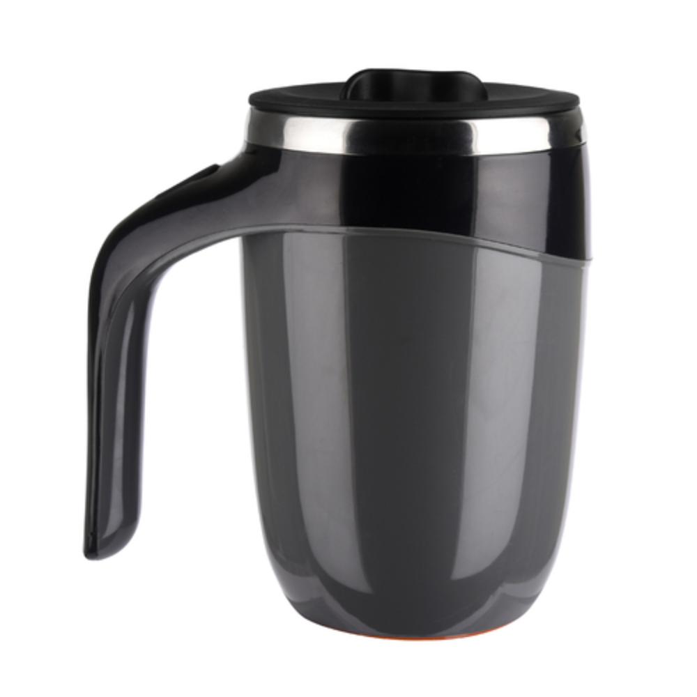 400ml Black Vacuum Thermal Suction Bottom Coffee Mug