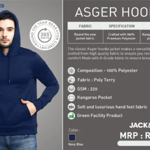 Asger Hoodie By Jack Jones – Trendy & Comfortable Men’s Casual Wear