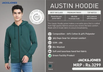 Austin Hoodie By Jack Jones – Comfortable...