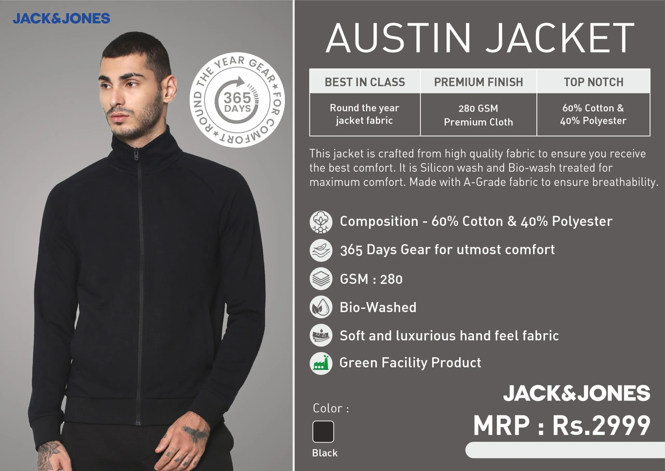 AUSTIN JACKET JACK & JONES