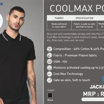 Coolmax Polo By Jack Jones – Breathable & Stylish Men’s Polo Shirt