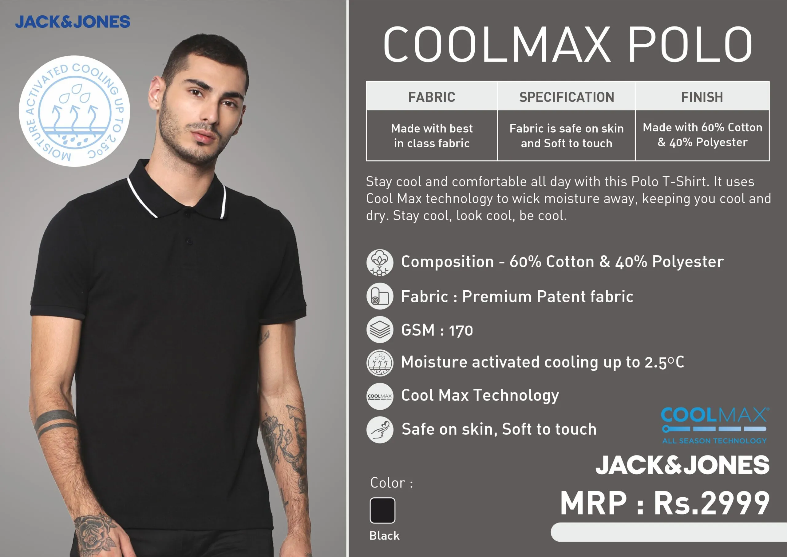 COOLMAX POLO JACK & JONES