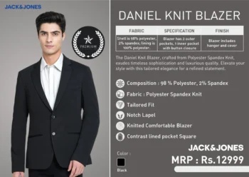 Daniel Knit Blazer By Jack Jones –...