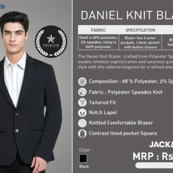 Daniel Knit Blazer By Jack Jones – Modern Men’s Formal & Casual Blazer