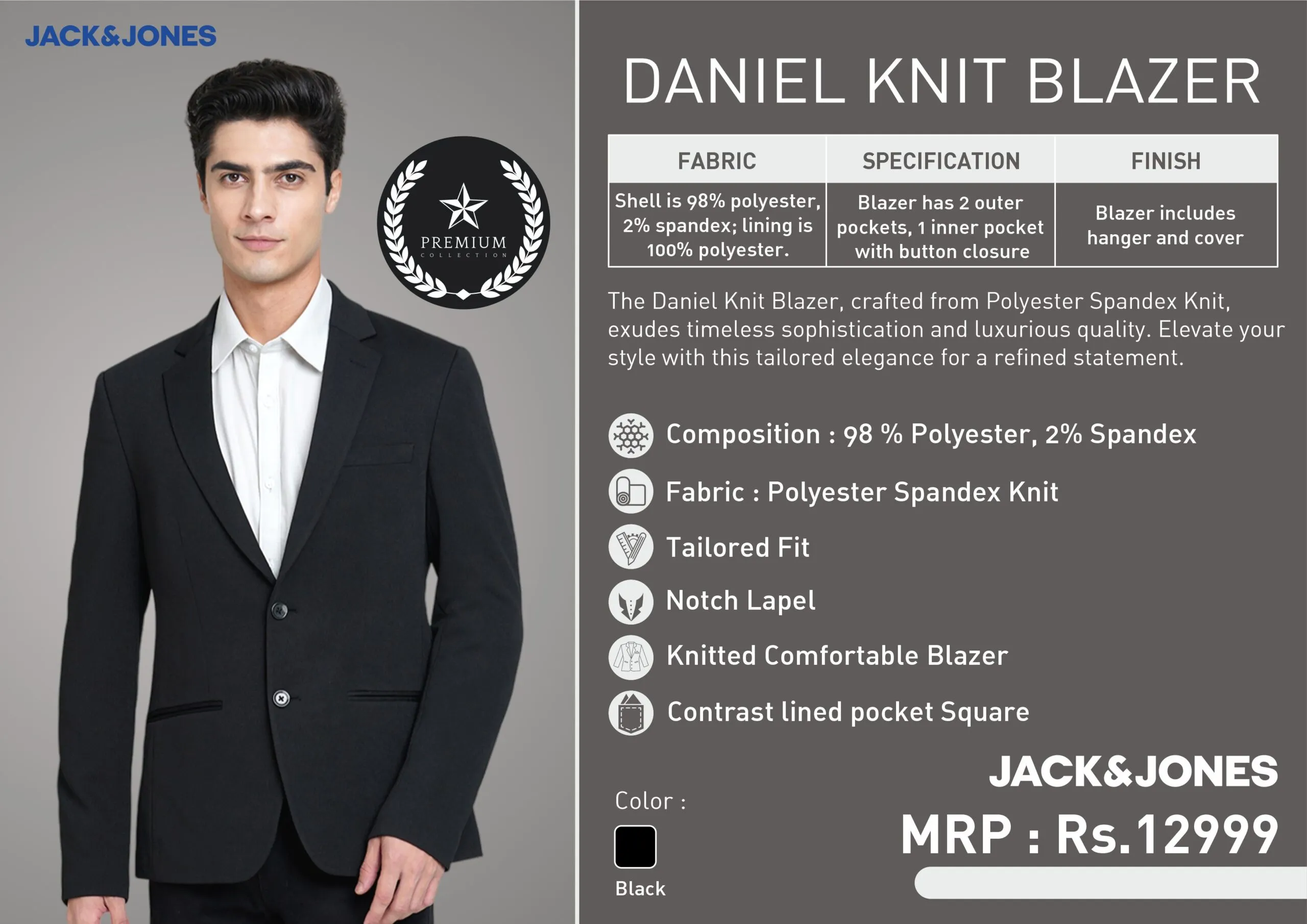 DANIEL KNIT BLAZER JACK & JONES