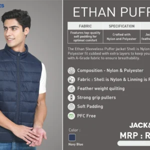 Ethan Sleeveless By Jack Jones – Stylish Men’s Sleeveless Jacket