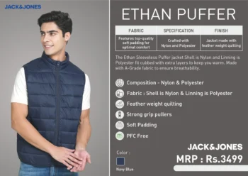 Ethan Sleeveless By Jack Jones – Stylish Men’s Sleeveless Jacket