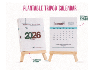 Plantable Tripod Calendar