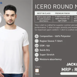 Icero Round Neck By Jack Jones – Stylish & Comfortable Men’s T-shirt