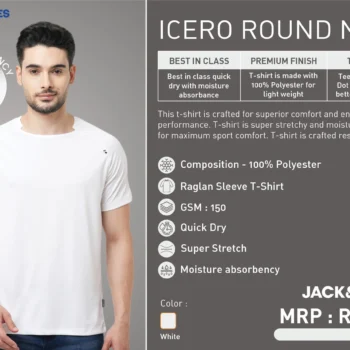 Icero Round Neck By Jack Jones – Stylish & Comfortable Men’s T-shirt