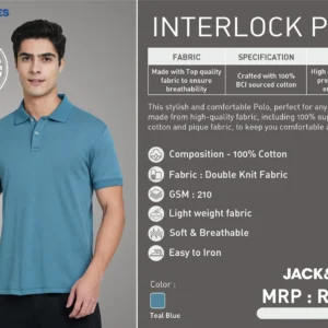 Interlock Polo By Jack Jones – Comfortable & Stylish Men’s Polo Shirt
