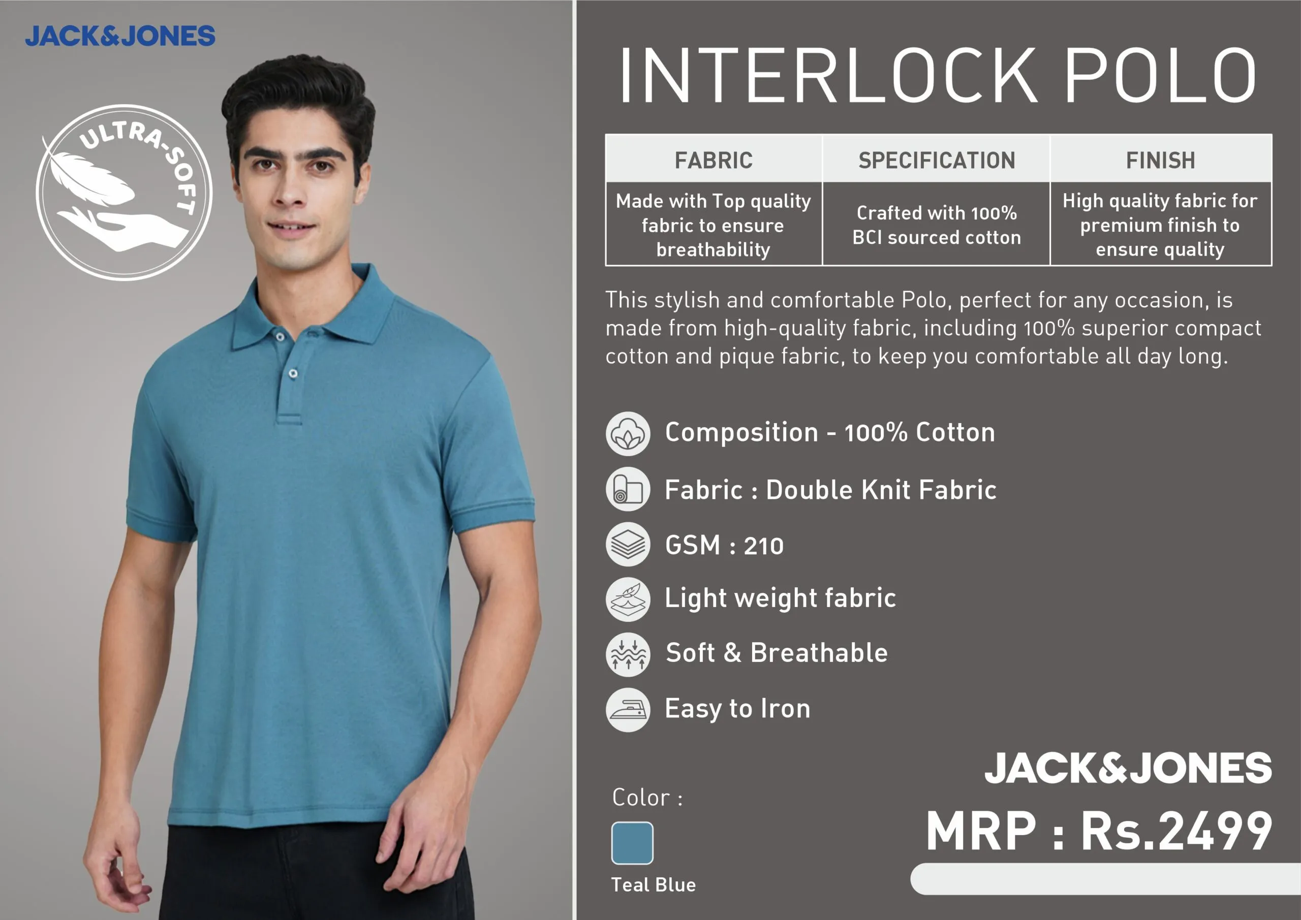 INTERLOCK POLO JACK & JONES