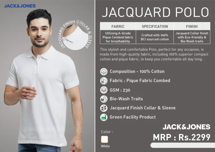 Jacquard Polo By Jack Jones