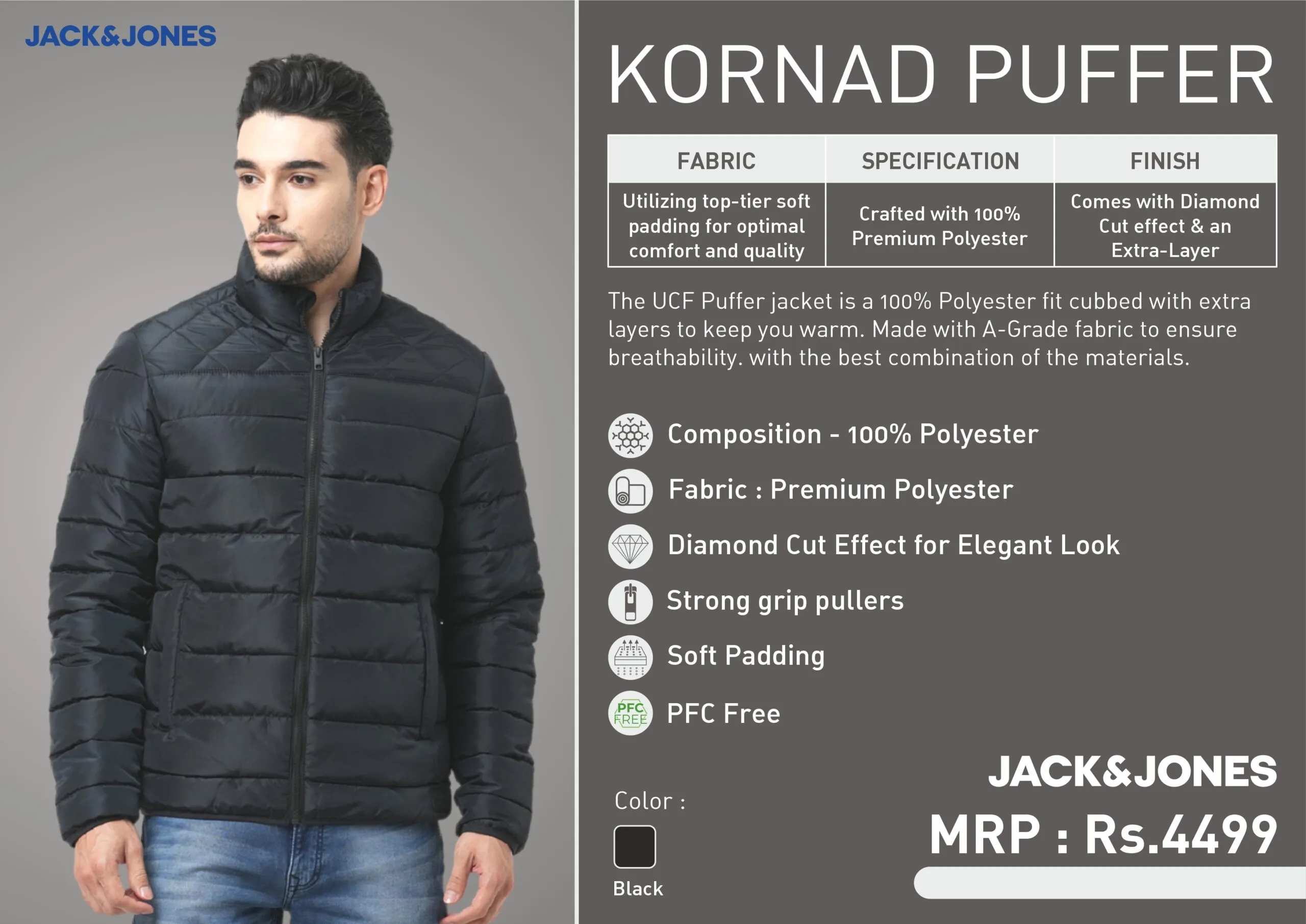 KORNAD PUFFER JACK & JONES