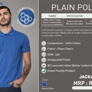 Plain Polo By Jack Jones – Classic & Versatile Men’s Polo Shirt
