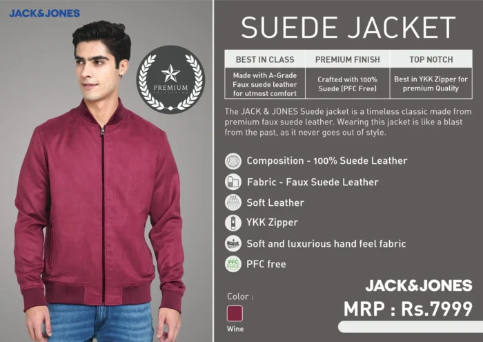 Suede Jacket By Jack Jones