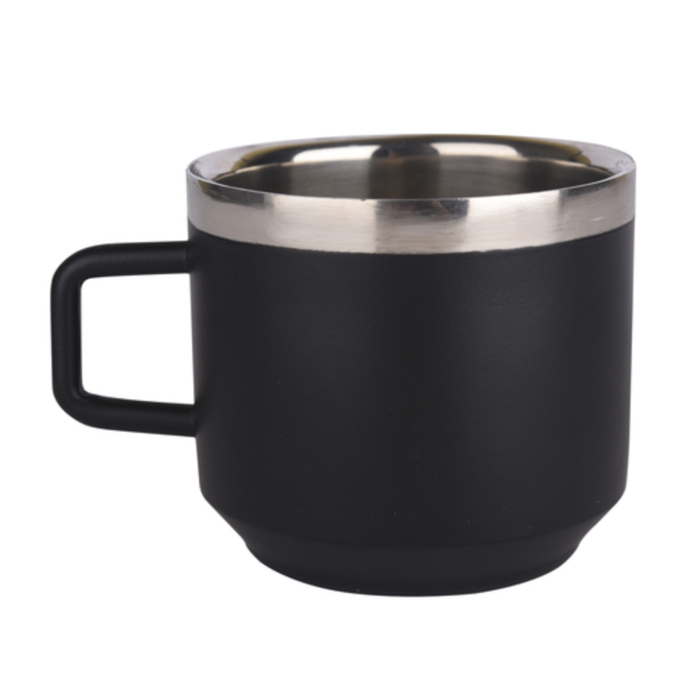 Black Matte Finished Stainless Steel Cup -120ml