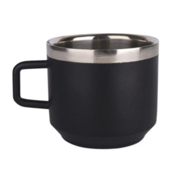 Sturdy Black Matte Finished Stainless Steel Cup
