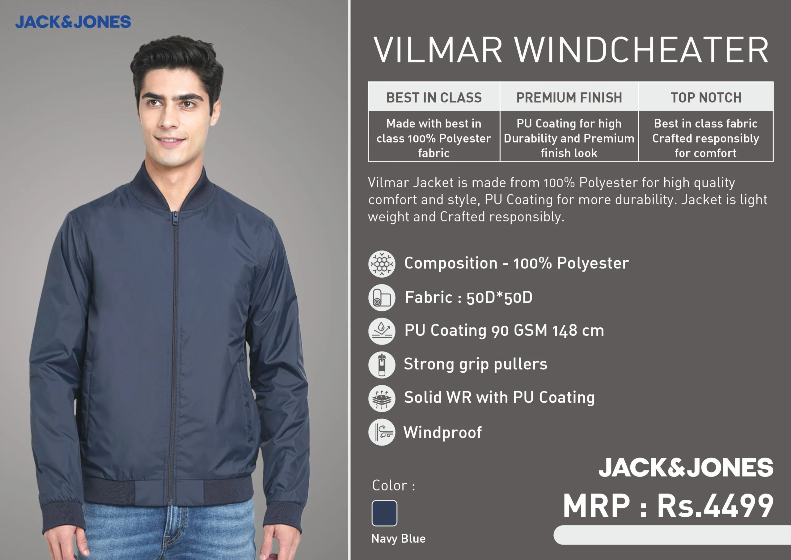 VILMAR WINDCHEATER JACK & JONES
