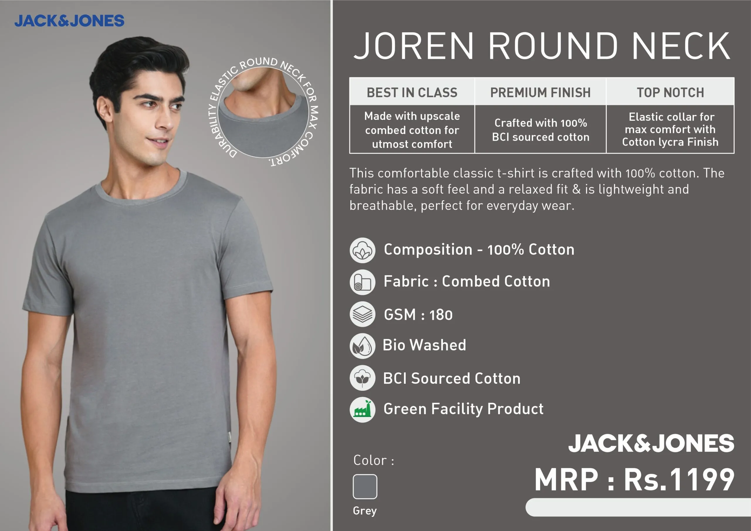 Jack and Jones Round Neck T-shirt