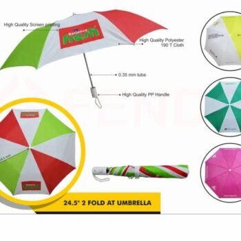 24.5″ 2 Fold AT Umbrella – Compact,...