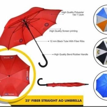 25″ Fiber Straight AO Umbrella – Compact,...