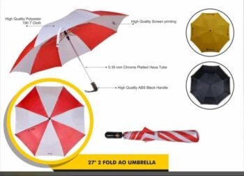 27″ 2-Fold AO Umbrella – Compact, Durable,...