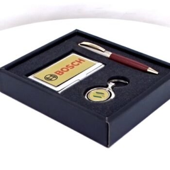 3-In-1 Corporate Gift Set – Rotating Keychain...