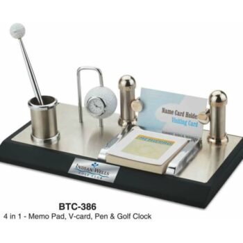 4-In-1 Golf Theme Desk Organizer – Multi-Functional...