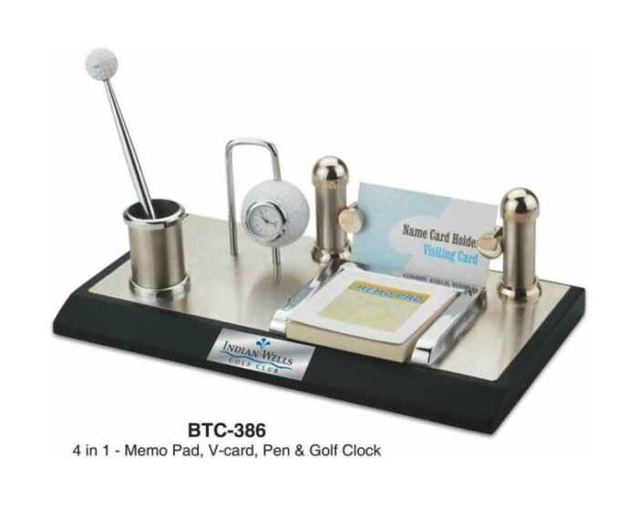 4-In-1 Golf Theme Desk Organizer