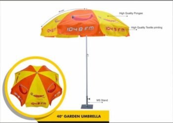 40″ Garden Umbrella – Compact and Durable...