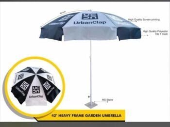 42″ Heavy Frame Garden Umbrella – Durable Outdoor Shade Solution
