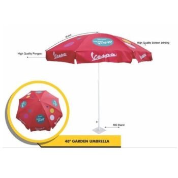 48″ Garden Umbrella – Reliable Outdoor Shade Solution