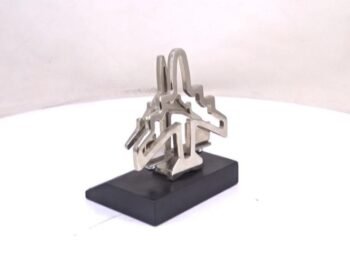Aeroplane Desktop Memento – Metallic Desk Sculpture...