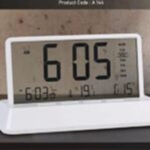 Axis See Through Clock with Temperature Display