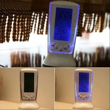 Backlit Digital Table Clock with Alarm Temperature Display & Countdown Timer