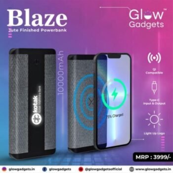Blaze 10000mAh Jute Finished Powerbank (P220)