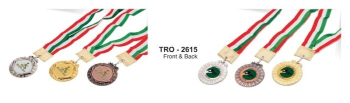 Bold Design Medal with Cut Edges