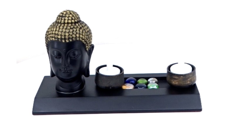 Buddha Tabletop with Tealights
